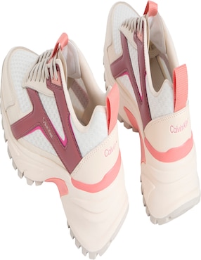 Tenis Calvin Klein Hike Run Ckstripe Mesh para mujer