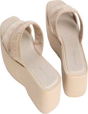 Sandalias Calvin Klein Flatform Webbing para mujer