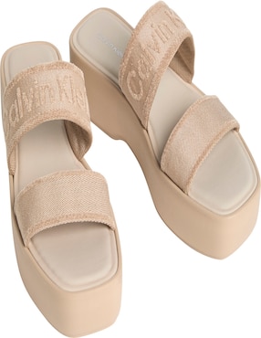 Sandalias Calvin Klein Flatform Webbing para mujer