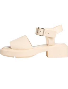 Sandalia plana Calvin Klein Chunky Lth Mg para mujer