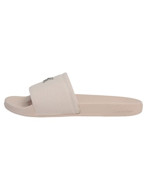 Sandalia plana Calvin Klein Pool Canvas para mujer
