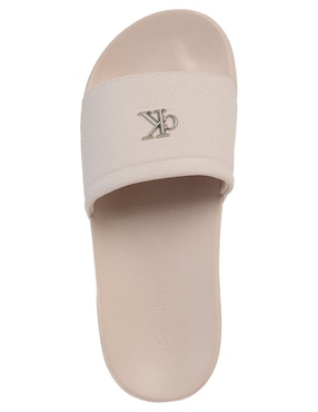 Sandalia plana Calvin Klein Pool Canvas para mujer