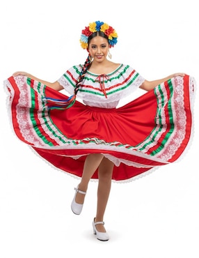 Zapato de tacón Kuali Shoes Danza de piel para mujer