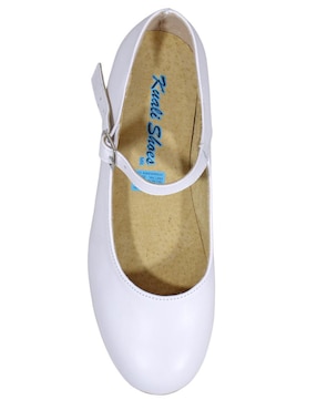 Zapato de tacón Kuali Shoes Danza de piel para mujer
