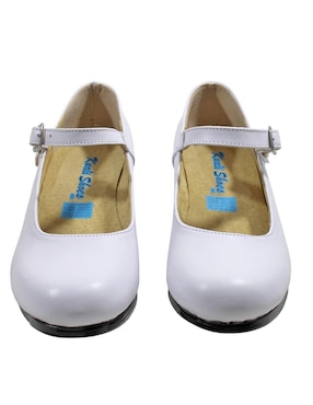 Zapato de tacón Kuali Shoes Danza de piel para mujer