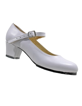 Zapato de tacón Kuali Shoes Danza de piel para mujer
