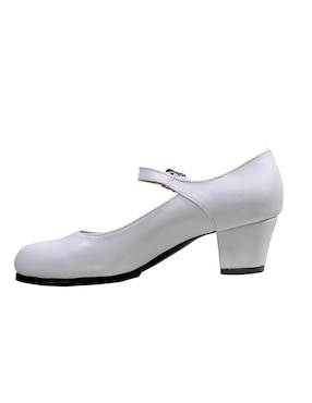 Zapato de tacón Kuali Shoes Danza de piel para mujer