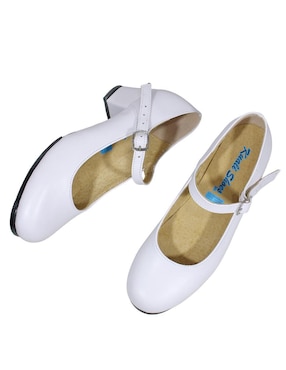 Zapato de tacón Kuali Shoes Danza de piel para mujer