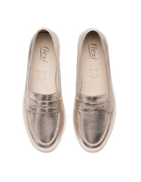 Mocasín Flexi de piel para mujer