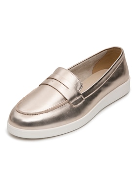 Mocasín Flexi de piel para mujer