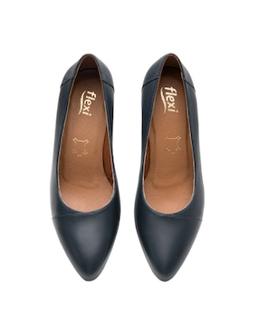 Zapatilla piel Flexi