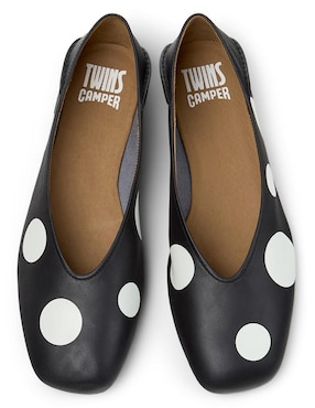 Balerina Camper Casi Myra de piel para mujer