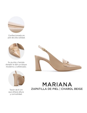 Zapatilla piel Davenia