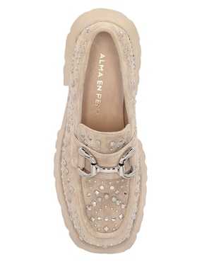 Mocasín Alma en Pena de gamuza para mujer