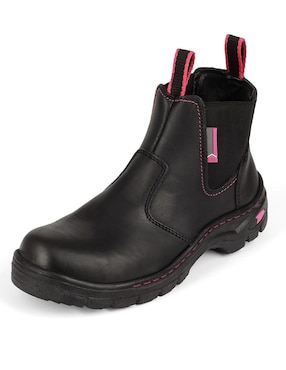 Bota al tobillo Rbcollection de piel para mujer