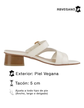 Sandalia Rbcollection para mujer