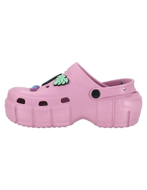 Sandalia plana W Capsule Disney Stitch para mujer