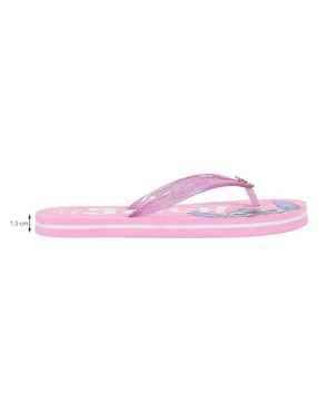 Sandalia plana W Capsule Disney Stitch para mujer