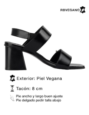 Sandalia Rbcollection para mujer