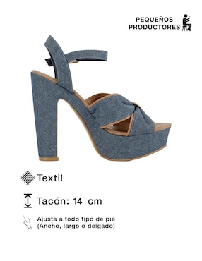 Sandalia Rbcollection para mujer