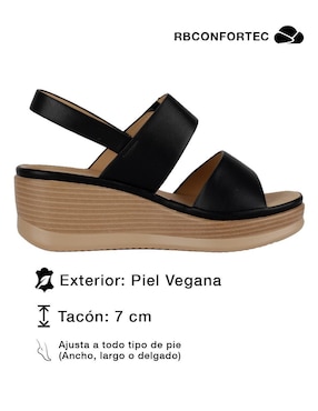 Sandalia Rbcollection para mujer