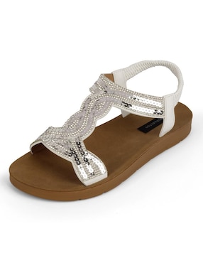 Sandalia plana Rbcollection para mujer