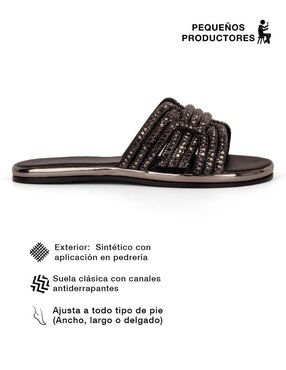 Sandalia plana Rbcollection para mujer