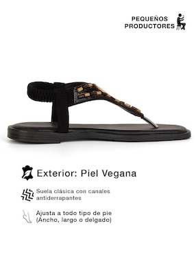 Sandalia plana RBcollection para mujer