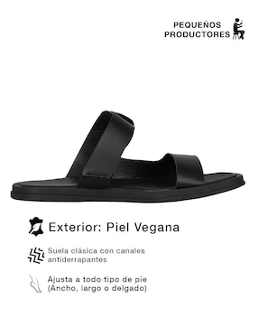 Sandalia plana RBbasics para mujer