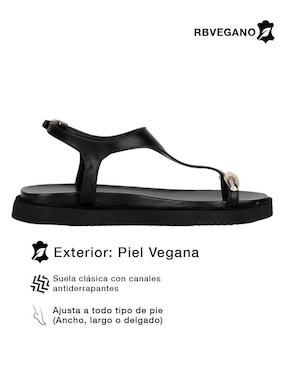 Sandalia plana RBcollection para mujer
