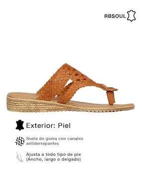 Sandalia plana Rbcollection RBSoul para mujer