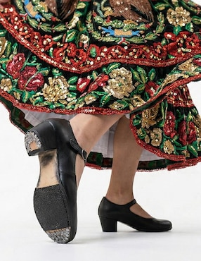 Zapato Mary Jane Kuali Shoes de piel para mujer
