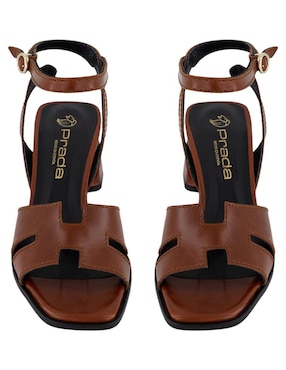 Sandalia de tacón Prada para mujer