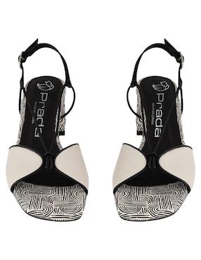 Sandalia de tacón Prada para mujer