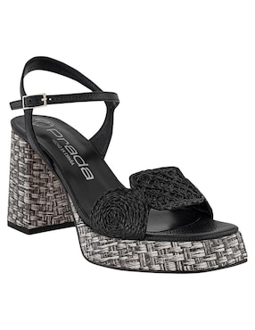 Sandalia de tacón Prada para mujer