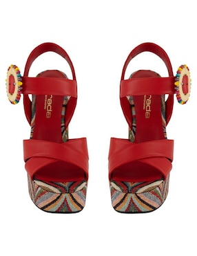 Sandalia de tacón Prada para mujer