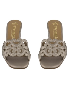 Sandalia de tacón Prada para mujer