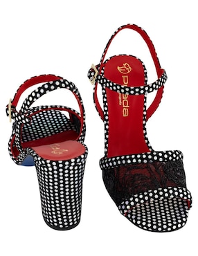 Sandalia de tacón Prada para mujer