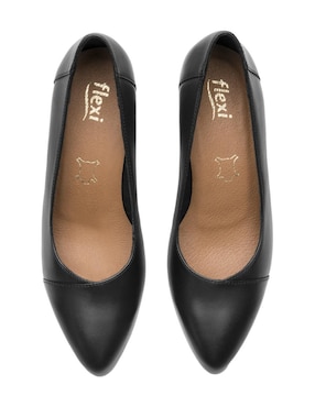 Zapatilla de piel Flexi