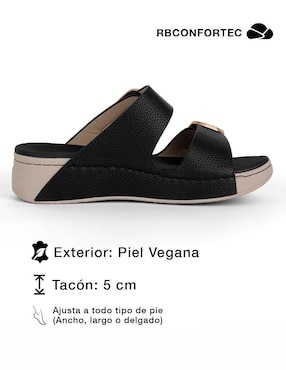 Sandalia de tacón Rbcollection RBConfortec para mujer