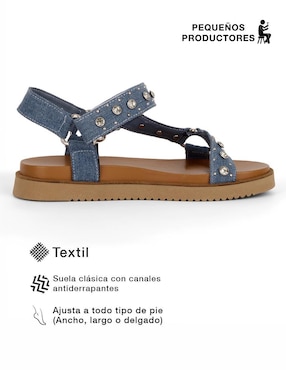 Sandalia de tacón Rbcollection Pequeños Productores para mujer