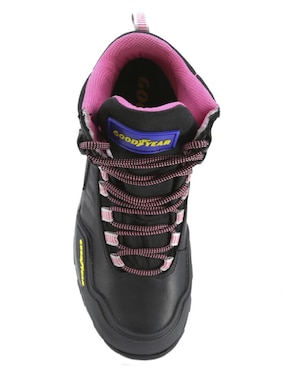 Bota arriba del tobillo Goodyear GY Safetrek de piel para mujer