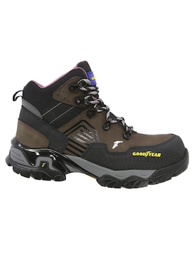 Bota arriba del tobillo Goodyear GY Safetrek 103 de piel para mujer