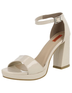 Sandalia con tacon Trender para mujer