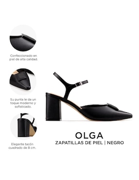 Zapatilla piel Davenia