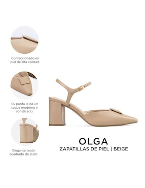 Zapatilla piel Davenia