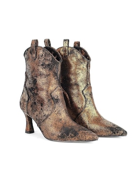 Bota arriba del tobillo Lalic Derien Wicca de piel para mujer