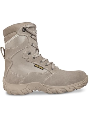 Bota arriba del tobillo Workland Táctico de piel para mujer