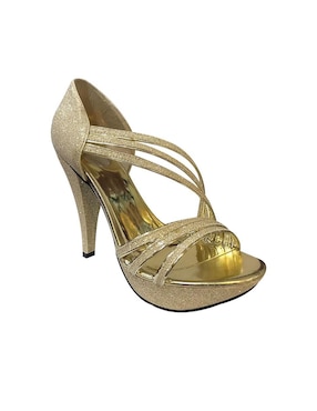 Sandalias Leon Con Glitter Para Mujer