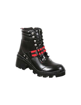 Bota Al Tobillo Swiss Brand De Piel Para Mujer